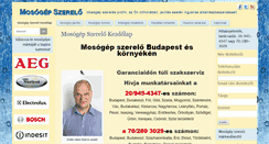 Desktop Screenshot of mosogep-szerelo.com