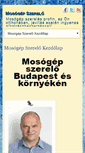 Mobile Screenshot of mosogep-szerelo.com
